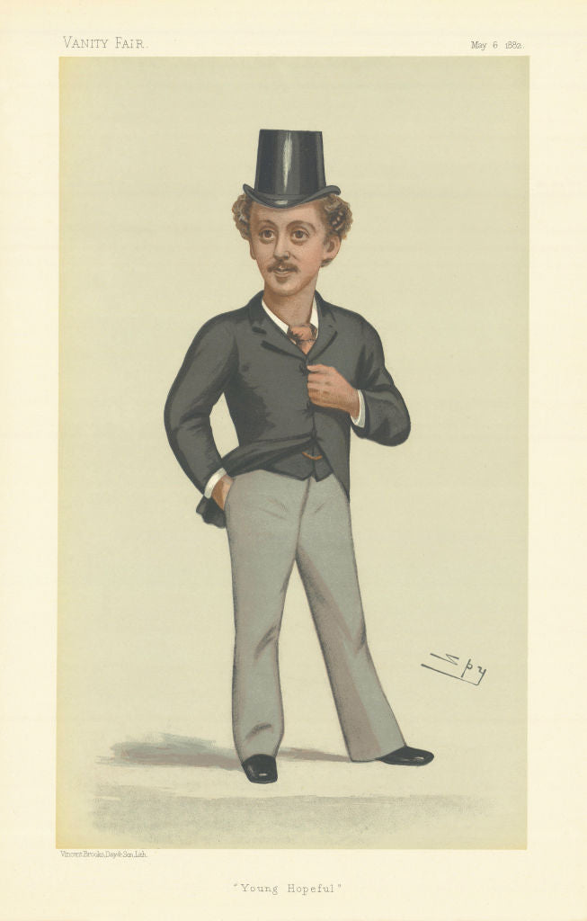 VANITY FAIR SPY CARTOON Herbert John Gladstone 'Young hopeful' South Africa 1882